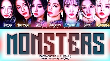 Babymonster - Monsters (Full Ver.) (Color Coded Lyrics)