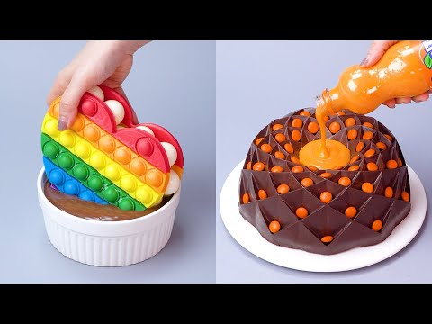 The Ultimate Cake Decorating Compilation – So Satisfying Chocolate Cake