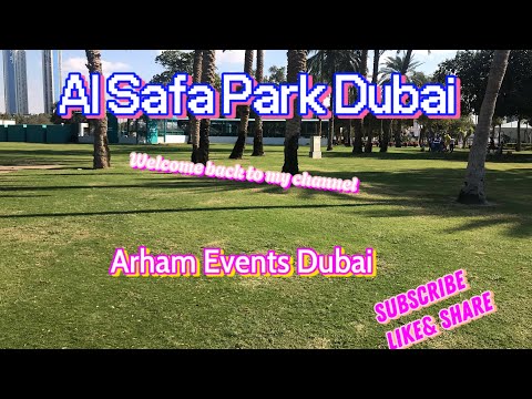 Al  safa park Dubai visit| beautiful view Burj khalifa# Arham Events Dubai# YouTube viral#