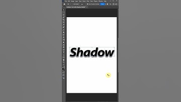 Photoshop How to make Text Shadow #photoshop #tutorial  #graphicdesign
