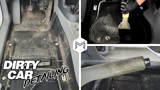 Deep Cleaning dirty caddy | Complete full interior car detailing