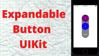 Expandable Button in UIKit