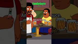 Family Guy TV : black guys put hot sauce on everything🤦🏾‍♂️🧜🏾‍♂️#shorts #comedy #familyguy