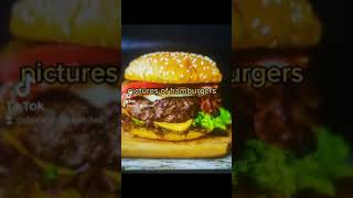 pictures of hamburgers