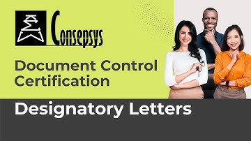 Consepsys Document Control Certification – Designatory Letters (post-nominals)
