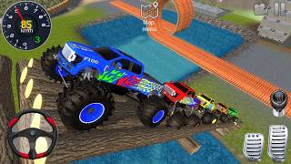 Jeep Cars Mega Stunts Ramp Simulator #1 - Offroad Monster Truck Driving 3D - android gameplay ios screenshot 2