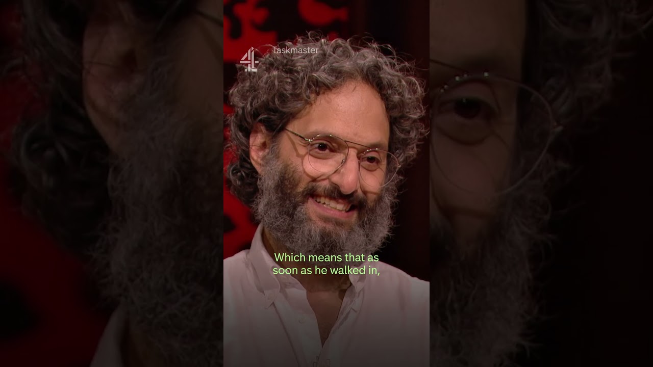 Jason Mantzoukas being chaotic from his very first task #Taskmaster