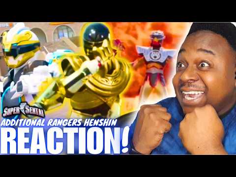 Super Sentai Reaction Additional Rangers Henshin and Finisher in Super Sentai (Big One - GozyuPolar)