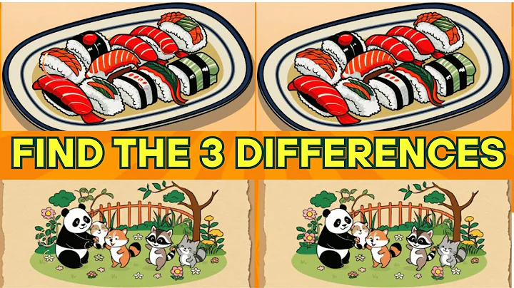 Only 1% Can Find All 3 Differences! Spot the Hidden Changes!