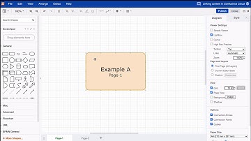 Creating links to pages within your draw.io diagram for Atlassian Confluence Cloud
