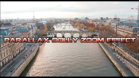 PARALLAX DOLLY ZOOM EFFECT/ WONDERSHARE FILMORA X/ COOL AND CLEAN INTRO OF PARIS USING PARALLAX