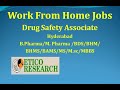 Drug safety associate  etico research  freshers  exp  latest jobs 2022  vacancy thatsupload