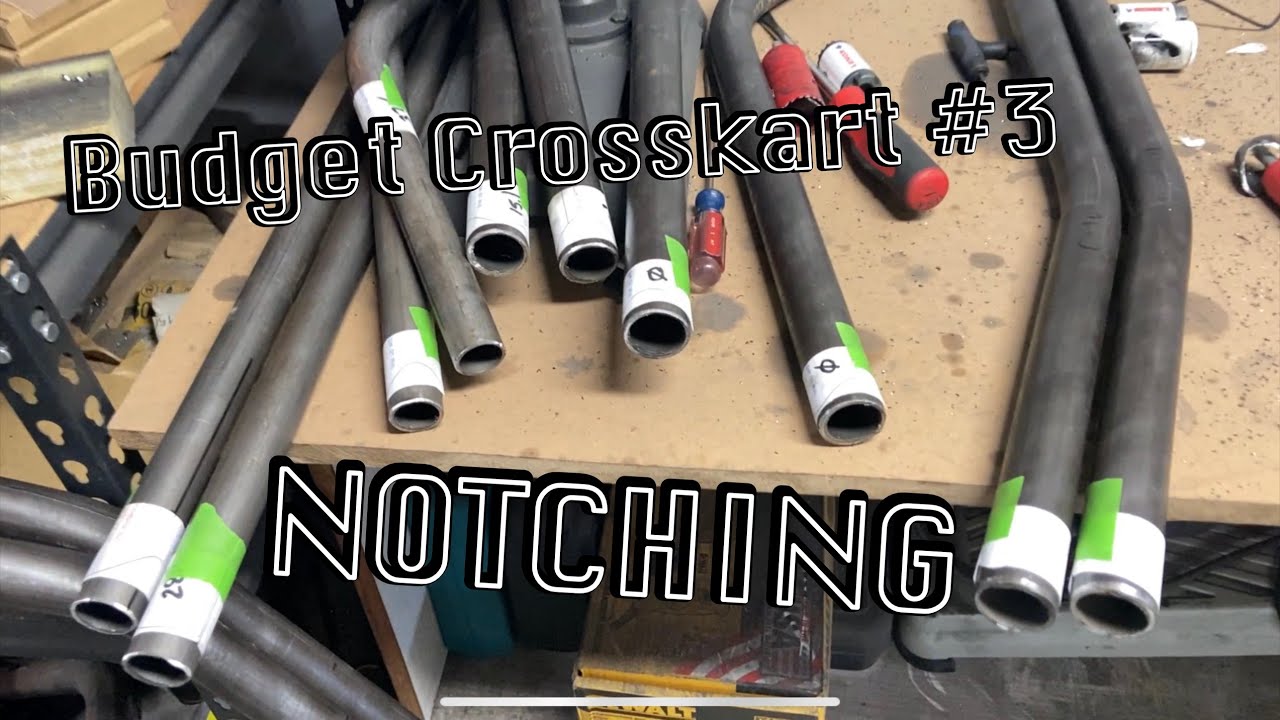 Budget Crosskart Build3 Notching YouTube