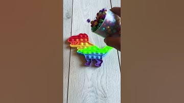 Reverse video dinosaur jingle bells #asmr #marble #youtube #reverse