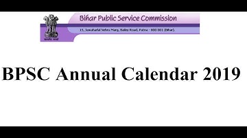 BPSC Annual Calendar 2019 | BPSC 63rd | BPSC 64th PT Results | BPSC 65th | CDPO | Full Year Calendar