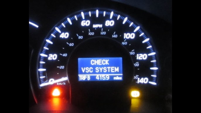 Toyota Avensis Vsc And Trc Off Warnings