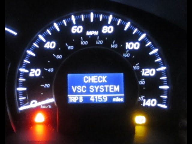 Toyota Hybrid Abs Vsc Problem Noise And