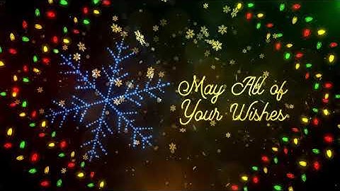 Colorful Lights Christmas | After Effects Openers - Envato elements