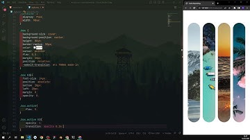 ASMR Programming - Card Expand Using HTML CSS and JavaScript - No Talking