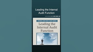 Leading the Internal Audit Function