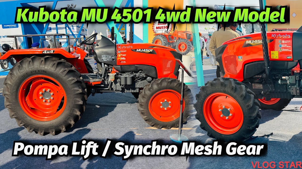 Kubota MU 4501 4wd / New Model / Features Specifications Full Review 🚜✅
