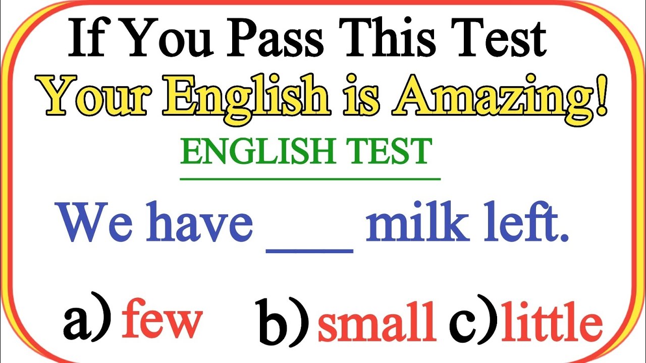 Ultimate English Grammar Quiz | Test Your Grammar Skills Now!#englishgrammar 
