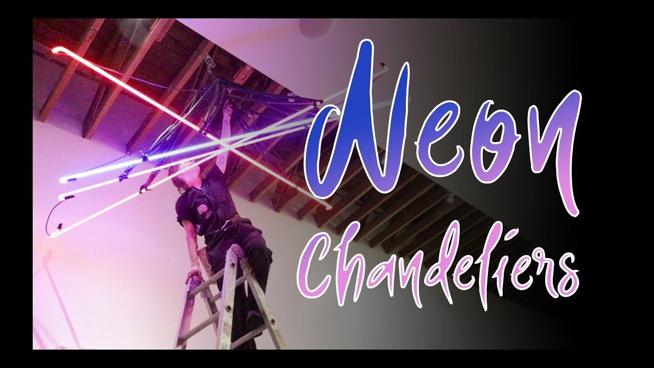 Laura Stevenson's Neon Chandeliers
