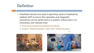 Anesthesia: Overview (English Narration)