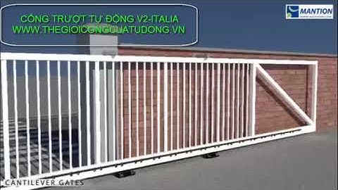 Hướng dẫn lắp đặt cổng trượt tự động
