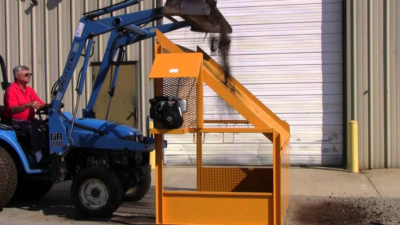EcoScreen Topsoil Screener YouTube