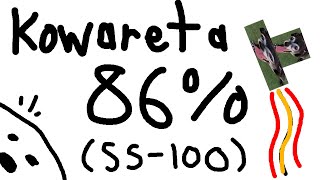 Kowareta 86% (Fluke from 63%) [55-100]