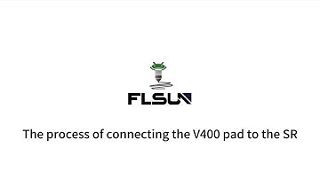 The process of connecting the V400 pad to the SR
