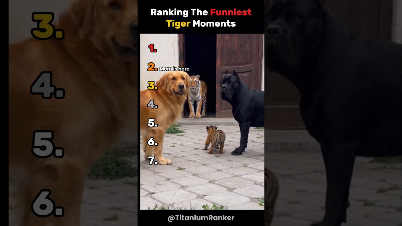 Ranking The Funniest Tiger Moments.