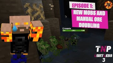 BRAND NEW SERIES!! TNP LIMITLESS 3 Episode 1: NEW MOBS AND MANUAL ORE DOUBLING | Modded Minecraft