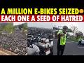 CCP Just Went Nuclear on Electric Bikes! 1,000,000 Confiscated Overnight – Public Outrage Erupts!