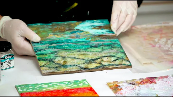 Working with Glass Bead Gel Medium - Tutorial