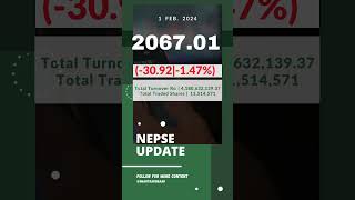 NEPSE Update 1 Feb 2024 StockmarketNepseTrading