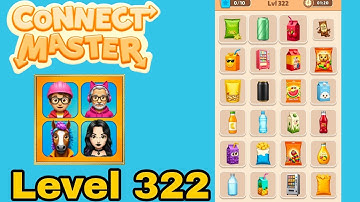 Connect master match puzzle level 322 solution walkthrough 