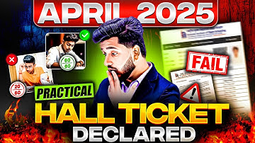 NIOS Practical Hall Ticket April 2025 Declared How to download Solved Practical File| Viva Question