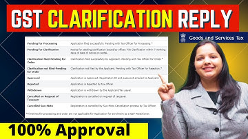 Reply GST Registration Notice | Submit reply of Pending for Clarification in GST Registration I GST