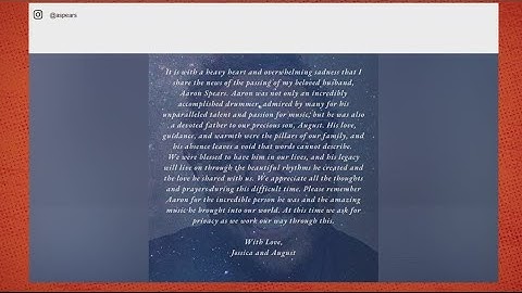 Renowned DC drummer Aaron Spears has passed away