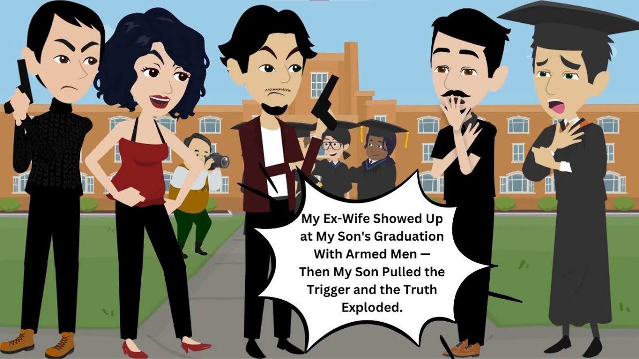 My Ex-Wife Showed Up at My Son's Graduation With Armed Men — Then My Son Pulled the Trigger and...