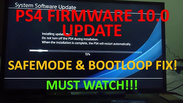 PS4 10.0 UPDATE | How to SAFELY INSTALL PS4 10.0 UPDATE | PS4 Bootloop ERROR FIX | All Known Methods
