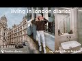 LIVING IN LONDON DIARIES: simple days in my life & london apartment living