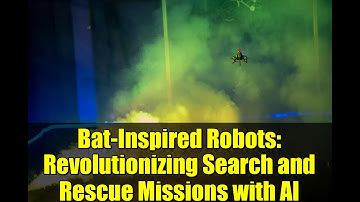 Bat-Inspired Robots: Revolutionizing Search and Rescue Missions with AI
