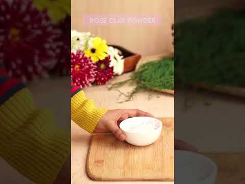 Homemade Rose Clay Face Mask for Skin Whitening | How to Make Easy Hydrating Rose Face Pack VedaOils