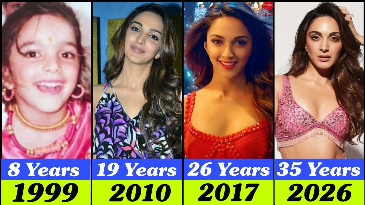 Kaiarga Evolution Kiara Advani Evolution (1991–2026) 🔥 | Age 1 to 35 Transformation ...