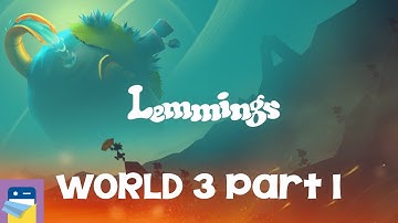 Lemmings: World 3 Part 1 Walkthrough Guide & iOS / Android Gameplay (by SAD PUPPY)