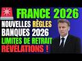 💳 France 2026 : Distributeurs supprimés ? Nouvelles limites de retrait et règles bancaires révélées