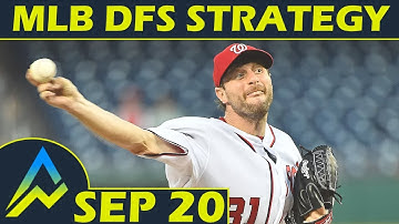 Awesemo.com MLB DFS Strategy | Thursday 9/20 | FanDuel & DraftKings